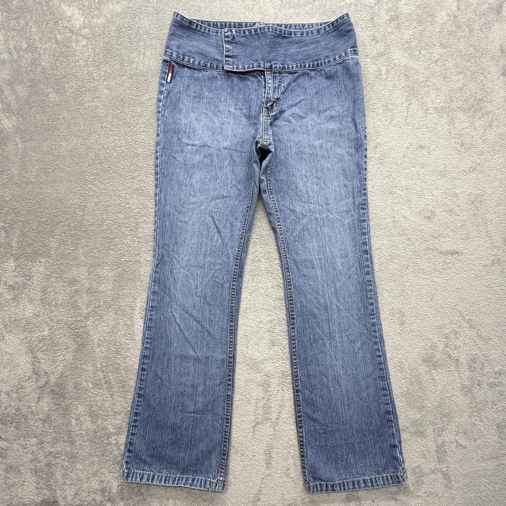 Vintage Tommy Jeans Jeans Juniors 11 Blue Medium Wash Straight Elastic